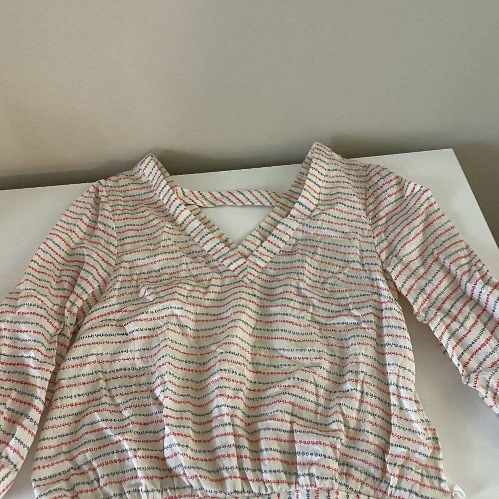 Anthropologie Postage Stamp Brand Top